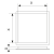 DOWNLIGHT LED 12W 3000K AC85-265V SQUARE super cena