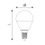 ŻARÓWKA LED E14 B45 3W 200LM 2835-7SMD CIEPŁA super cena